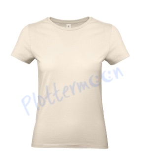 Gevoelig voor leider Illusie B&C 190 blanco dames t-shirt natural - Plottermoon