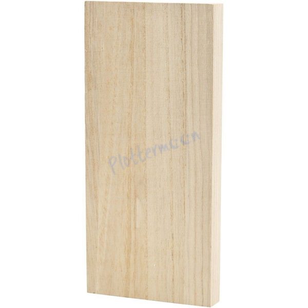 Blanco houten plankje rechthoek