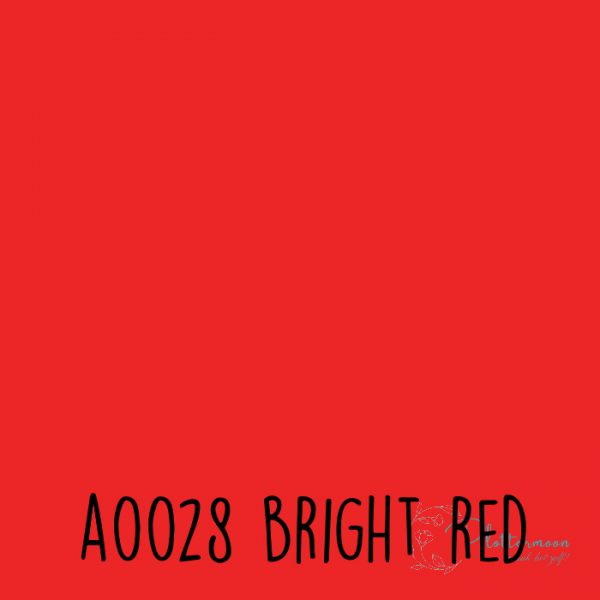 Siser effen flex A0028 Bright red