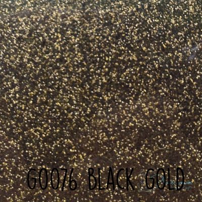 Siser glitter flex G0076 Black gold