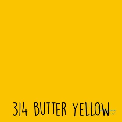 Ritrama vinyl mat 314 Butter yellow