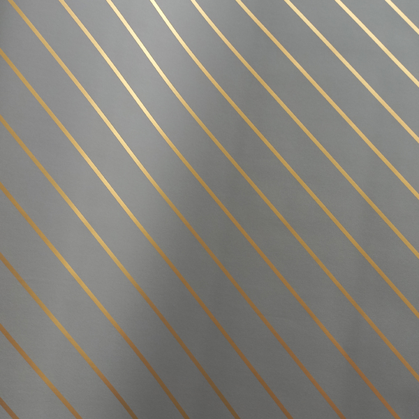 Inpakpapier Stripes Grey/Gold