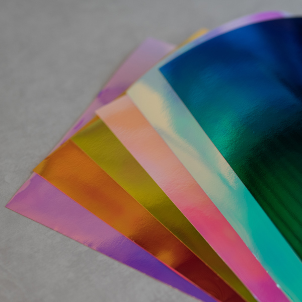 Regenboogpakket holografisch vinyl
