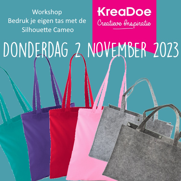 Workshop Kreadoe DONDERDAG 2 NOVEMBER