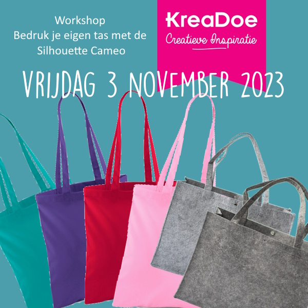 Workshop Kreadoe VRIJDAG 3 NOVEMBER