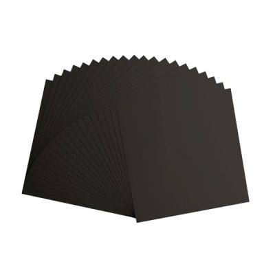 Florence cardstock 216gr glad 30.5x30.5cm Black